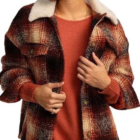 New Billabong Lucky Trucker Oversized Jacket - Picture 1 of 10